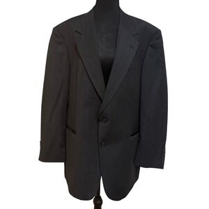 Stafford Executive Blazer Sport Coat 100% Wool Two Button Closure 44R‎